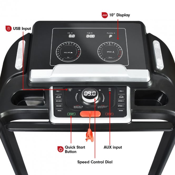 MX3 Electric Treadmill Auto Incline 20kph Top Speed - Powertrain Image 12