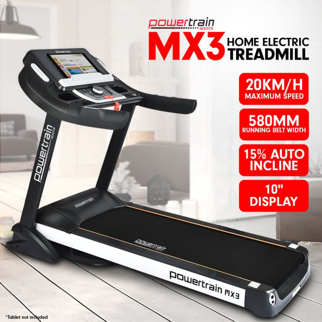 MX3 Electric Treadmill Auto Incline 20kph Top Speed - Powertrain Image 5
