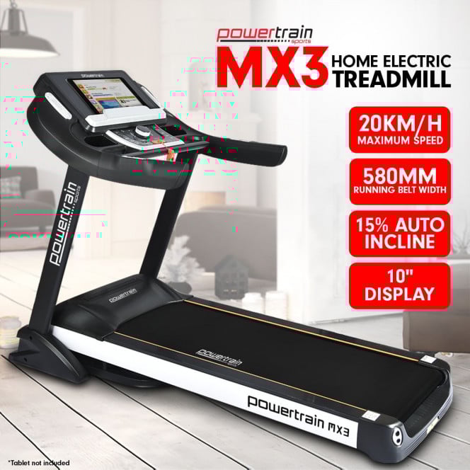 MX3 Electric Treadmill Auto Incline 20kph Top Speed - Powertrain Image 5