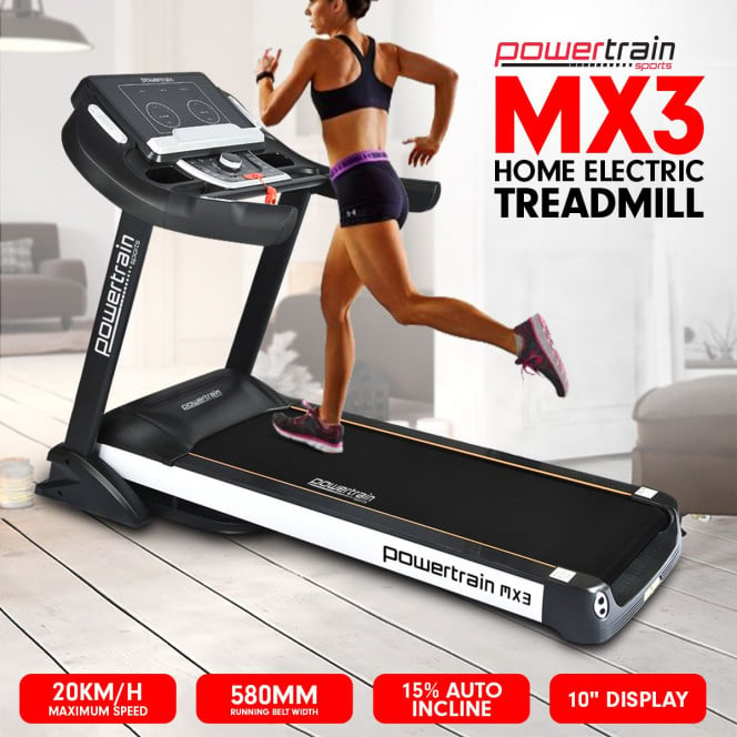 MX3 Electric Treadmill Auto Incline 20kph Top Speed - Powertrain Image 6
