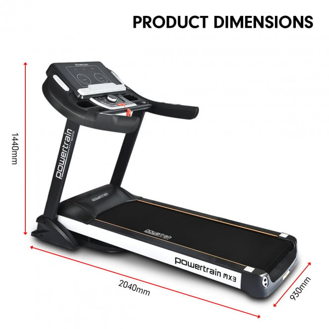 MX3 Electric Treadmill Auto Incline 20kph Top Speed - Powertrain Image 7