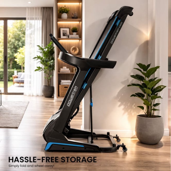 Powertrain V1100 Electric Treadmill with Wifi Touch Screen Power Incline Image 12