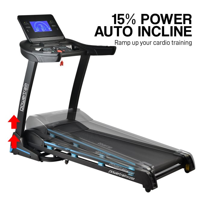 Powertrain V1200 Treadmill with Shock-Absorbing System Image 13