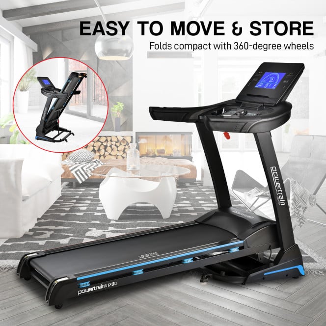 Powertrain V1200 Treadmill with Shock-Absorbing System Image 5