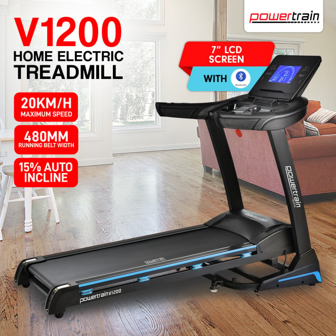 Powertrain V1200 Treadmill with Shock-Absorbing System Image 2