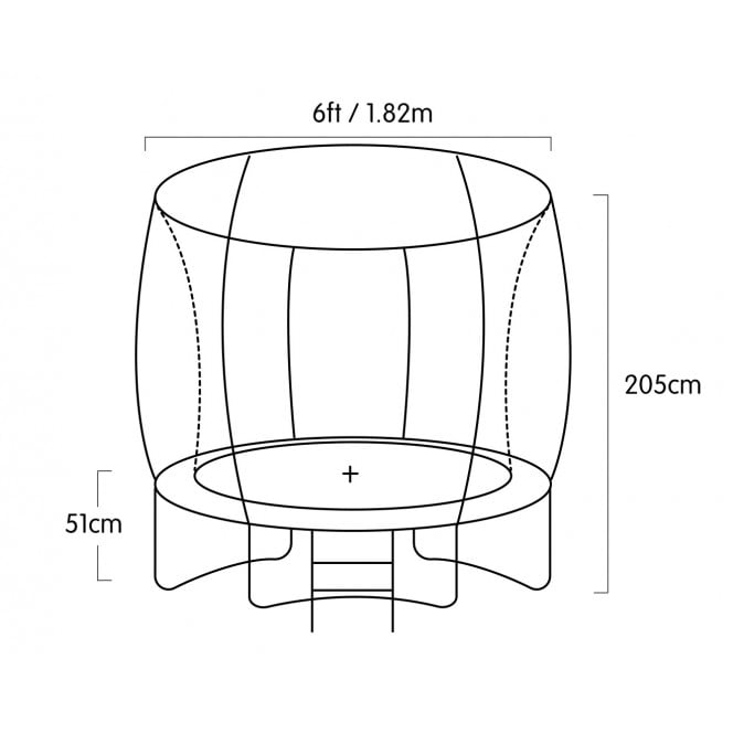 Kahuna 6 ft Trampoline Image 7