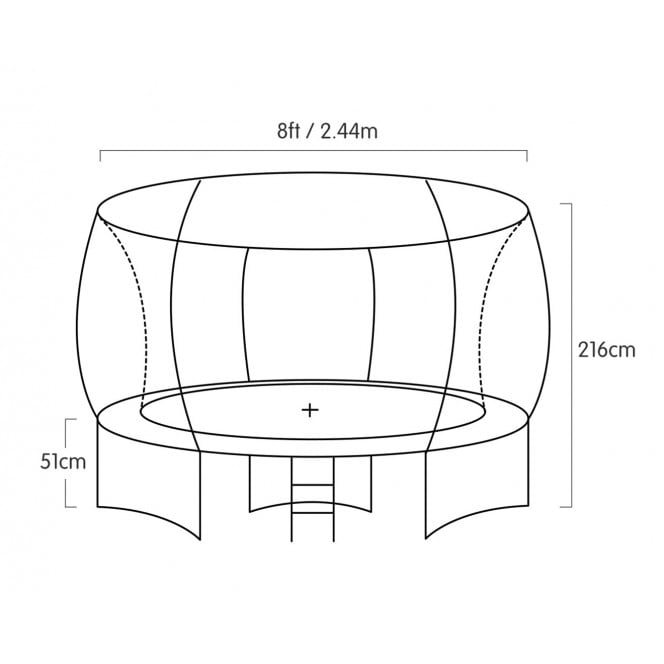 Kahuna 8 ft Trampoline Image 6