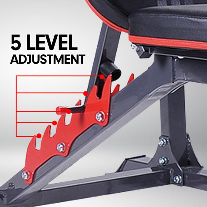Powertrain Adjustable Weight Bench Home Gym Bench Press - 301 Image 5