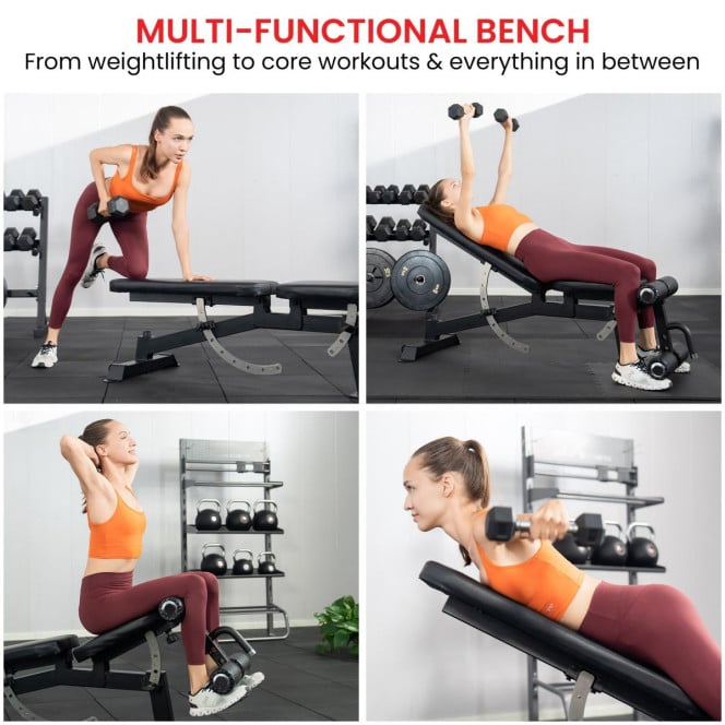 Powertrain JX190 Adjustable Multi Workout Weight Bench Image 9