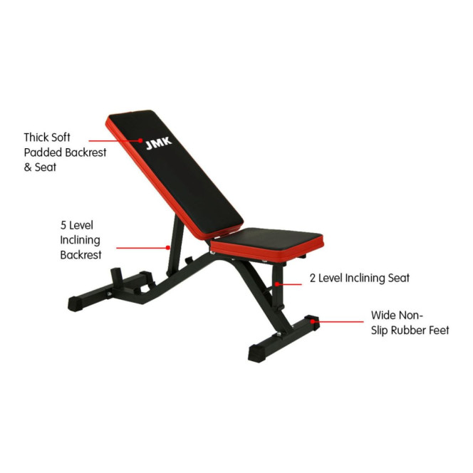 Powertrain 24kg Adjustable Dumbbell Home Gym Exercise Bench Weights Image 8
