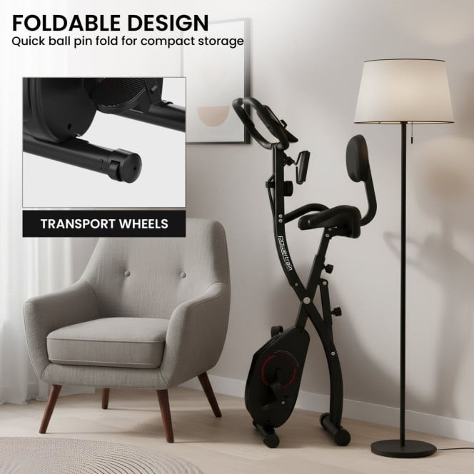 Powertrain 135E 4-in-1 Foldable X-Bike with LCD Display and Resistance Bands Image 11