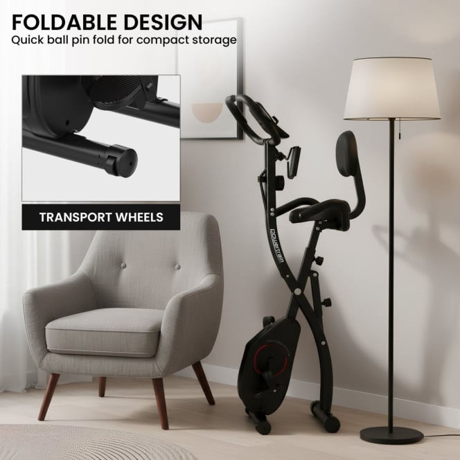 Powertrain 135E 4-in-1 Foldable X-Bike with LCD Display and Resistance Bands Image 12