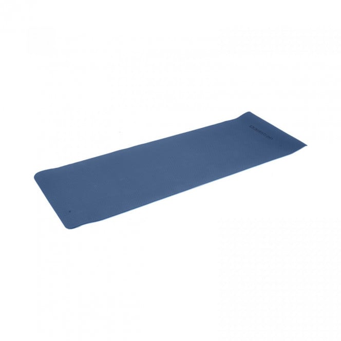 Powertrain Eco-Friendly TPE Pilates Exercise Yoga Mat 8mm - Dark Blue Image 7