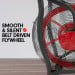 Air Resistance Exercise Bike - Powertrain - Red Image 7 thumbnail