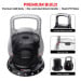 Powertrain Adjustable Kettlebell 20kg 7 in 1 Weight Selection Set w/Quick One Hand Adjustment Secure Locking System Image 8 thumbnail