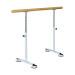Powertrain 150cm Freestanding Ballet Barre Portable Adjustable Height Dance Bar Pine Wood Pole Home Studio Image 9 thumbnail
