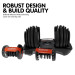 Powertrain 48KG Adjustable Dumbbell Set - Red with Height-Variable Bench Image 12 thumbnail