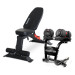 Powertrain 48KG Adjustable Dumbbell Set (Red) & Stand with Flat Incline Decline Bench Image 2 thumbnail