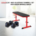 Powertrain 48KG Adjustable Dumbbell Set - Blue with Height-Variable Bench thumbnail
