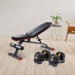 Powertrain 48KG Adjustable Dumbbell Set (Gold) with FID Weight Bench Image 13 thumbnail