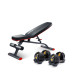 Powertrain 48KG Adjustable Dumbbell Set (Gold) with FID Weight Bench Image 2 thumbnail