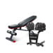 Powertrain 80KG Adjustable Dumbbell Set & Stand with FID Weight Bench Image 2 thumbnail