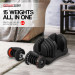 Powertrain 80KG Adjustable Dumbbell Set & Stand with Heavy-Duty FID Bench Image 6 thumbnail