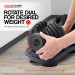 Powertrain 80KG Adjustable Dumbbell Set & Stand with Heavy-Duty FID Bench Image 7 thumbnail
