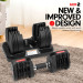 Powertrain GEN2 40KG Adjustable Dumbbell Set with FID Weight Bench Image 10 thumbnail