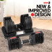 Powertrain GEN2 40KG Adjustable Dumbbell Set with Heavy-Duty FID Bench Image 9 thumbnail