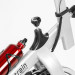 Powertrain XJ-91 Home Gym Flywheel Exercise Spin Bike - Silver Image 4 thumbnail