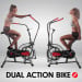 Air Resistance Exercise Bike - Powertrain - Black Image 11 thumbnail