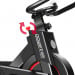 Powertrain IS-500 Heavy-Duty Exercise Spin Bike Electroplated - Black Image 5 thumbnail