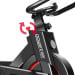 Powertrain IS-500 Heavy-Duty Exercise Spin Bike Electroplated - Black Image 6 thumbnail