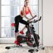 Powertrain IS-500 Heavy-Duty Exercise Spin Bike Electroplated - Silver Image 2 thumbnail