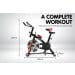 Powertrain XJ-91 Home Gym Flywheel Exercise Spin Bike - Black Image 14 thumbnail
