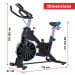 Powertrain RX-600 Exercise Spin Bike - Blue Image 9 thumbnail