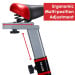Powertrain RX-600 Exercise Spin Bike - Red Image 8 thumbnail