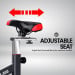 Powertrain RX-900 Exercise Spin Bike Cardio Cycling - Red Image 10 thumbnail