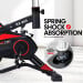 Powertrain RX-900 Exercise Spin Bike Cardio Cycling - Red Image 8 thumbnail