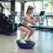 Powertrain Fitness Yoga Ball Home Gym Workout Balance Trainer - Purple Image 4 thumbnail