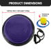 Powertrain Fitness Yoga Ball Home Gym Workout Balance Trainer - Purple Image 2 thumbnail