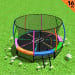 Kahuna 16ft Heavy Duty Round Trampoline with Inner Safety Net Enclosure & UV Spring Cover Outdoor Kids Pink Image 2 thumbnail