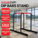 Powertrain Dip Bars Pair Load Capacity 200kg Separated Type Push-up Bars thumbnail