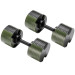 Powertrain Eon Dial-Up 72KG Adjustable Dumbbells Pair - Green Image 4 thumbnail