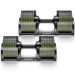 Powertrain Eon Dial-Up 72KG Adjustable Dumbbells Pair - Green Image 5 thumbnail