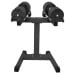 Powertrain Eon 2 x 45kg Adjustable Dumbbells w/ Stand Heavy-Duty Storage Rack Home Gym 9 Strength Training Equipment Image 2 thumbnail