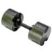 Powertrain Eon 45kg Adjustable Dumbbell Fast Dial Selector 5-45kg Home Gym Strength Training Free Weight - Green Image 3 thumbnail