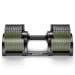 Powertrain Eon 45kg Adjustable Dumbbell Fast Dial Selector 5-45kg Home Gym Strength Training Free Weight - Green Image 4 thumbnail