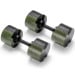 Powertrain Eon 90kg Adjustable Dumbbells Pair (2x 45kg) Quick Dial Strength Training Free Weights for Home Gym, Green Image 3 thumbnail